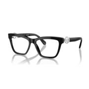 Zwarte Brillen Sk2021 Swarovski , Black , Heren