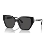 Black/Dark Grey Sunglasses Sk6018 Swarovski , Black , Dames