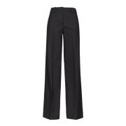 Wide Trousers Pinko , Black , Dames