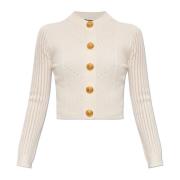 Vest met decoratieve knopen Balmain , White , Dames