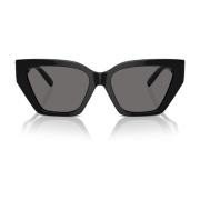 Gepolariseerde Cat-Eye Zonnebril Tf4218 800181 Tiffany , Black , Dames