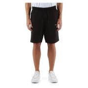 Sportieve Katoenen Shorts met Logoprint Calvin Klein Jeans , Black , H...