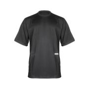 Zwart Gebreid T-shirt met Grafisch Detail Oamc , Black , Heren