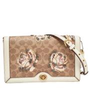 Pre-owned Leather crossbody-bags Coach Pre-owned , Beige , Dames