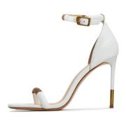 Elegante Stiletto High Heeled Sandalen - Wit Cesare Gaspari , White , ...