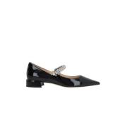 Zwarte Lakleren Ballet Flats Jimmy Choo , Black , Dames