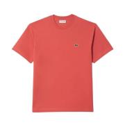 Th7318 Tee-Shirt Lacoste , Pink , Heren