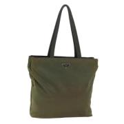 Pre-owned Fabric totes Prada Vintage , Green , Dames