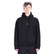 Zwarte Mark Hoodie met Logo Print Oamc , Black , Heren