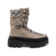 Ibiza Boot Monogram Taupe Misbhv , Beige , Dames