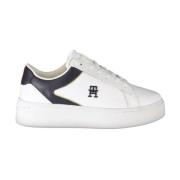 Witte Polyester Sneaker Tommy Hilfiger , White , Dames