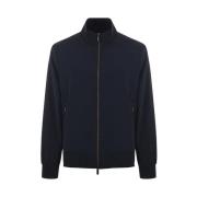 Stijlvolle Zip-Through Sweatshirt Jassen & Mantels RRD , Blue , Heren