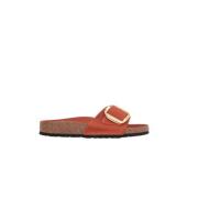 Madrid Big Buckle Sandalen Birkenstock , Orange , Dames