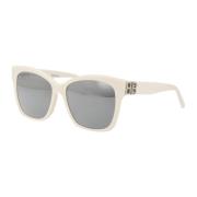 Stijlvolle zonnebril Bb0102Sa Balenciaga , White , Dames