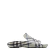 Vintage Check Sandalen Grijs Burberry , Multicolor , Heren