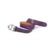 Paars Kalfsleren Riem Tod's , Purple , Dames