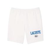 Witte Universiteitslogo Shorts Lacoste , White , Heren