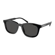 Stijlvolle zonnebril A21S in 16K08Z Prada , Black , Unisex