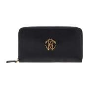 Monogram RC Ritsportemonnee Zwart Roberto Cavalli , Black , Dames