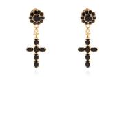 Clip-on oorbellen met bedels Dolce & Gabbana , Yellow , Dames