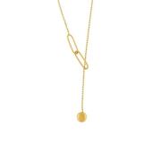 Gouden Y-Ketting Waterdicht Stijlvol Ontwerp Dansk Copenhagen , Yellow...