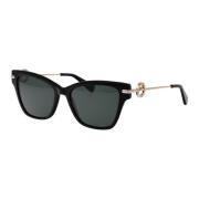 Stijlvolle zonnebril Lo737S Longchamp , Black , Dames