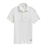 Witte Gouden Fleece Badstof Polo Brooks Brothers , White , Heren