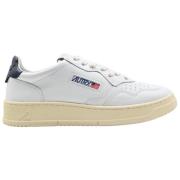 Witte Leren Lage Top Sneakers Autry , White , Dames