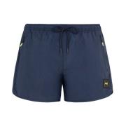 Stijlvolle Boxershorts voor Mannen F**k , Blue , Heren