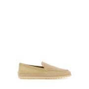 Suède Loafers in Zandkleur Tod's , Beige , Dames