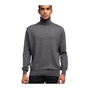 Merino Wool Turtle Neck Brooks Brothers , Gray , Heren