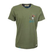 Casual T-shirt Bob , Green , Heren