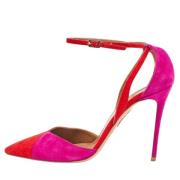 Pre-owned Suede heels Aquazzura Pre-owned , Multicolor , Dames