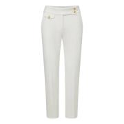 Slim Fit Renzo Broek Veronica Beard , White , Dames