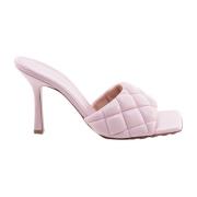 High Heel Sandals Bottega Veneta , Pink , Dames