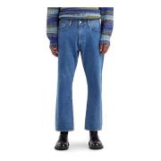 Blauwe rits jeans met zakken Levi's , Blue , Heren