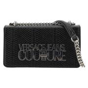 Stijlvolle Couture Tassen Versace Jeans Couture , Black , Dames