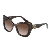 Havana Zonnebril Dg4405 502/13 Dolce & Gabbana , Brown , Dames