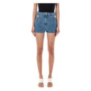 Lichtblauwe Denim Shorts Patou , Blue , Dames