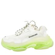 Pre-owned Mesh sneakers Balenciaga Vintage , White , Dames