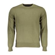 Groen katoenen shirt met geborduurd logo North Sails , Green , Heren