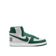 Retro Basketball Color-Block Sneakers Nike , Green , Heren