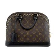 Pre-owned Leather handbags Louis Vuitton Vintage , Brown , Dames