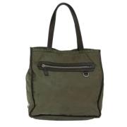 Pre-owned Fabric totes Prada Vintage , Green , Dames