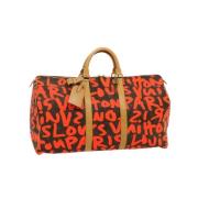 Pre-owned Canvas louis-vuitton-bags Louis Vuitton Vintage , Red , Dame...