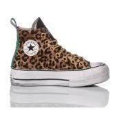 Handgemaakte Zwarte Sneakers voor Vrouwen Converse , Multicolor , Dame...