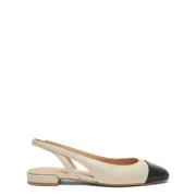 Moderne Cutout Ballerina Stuart Weitzman , Beige , Dames