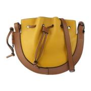 Pre-owned Leather shoulder-bags Loewe Pre-owned , Yellow , Dames