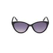 Cat-eye zonnebril voor elegante vrouwen Guess , Black , Dames