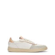 Moderne Sneaker van Gemengde Materialen Stuart Weitzman , White , Dame...